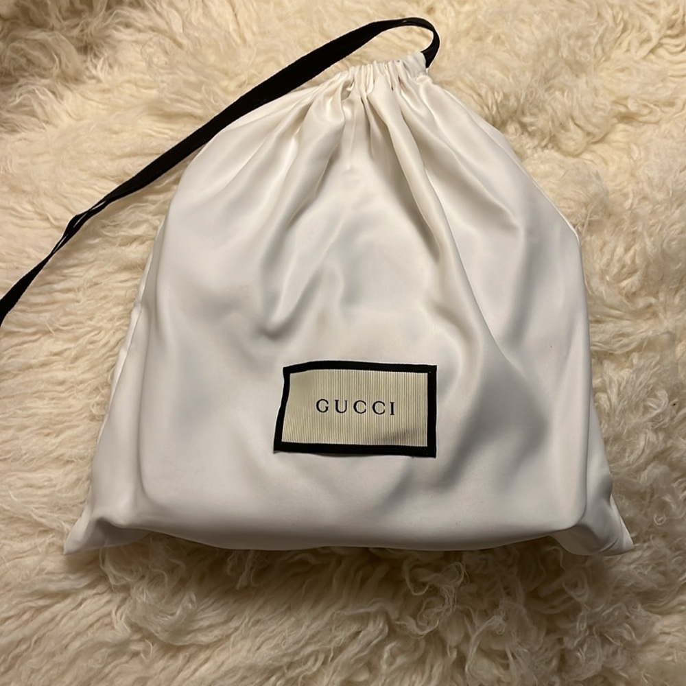 Gucci New Blue Leather Interlocking GG Marmont Small Crossbody Purse *Authentic - Picture 13 of 13